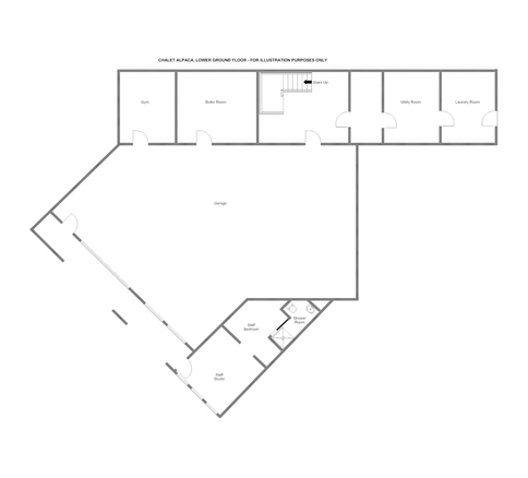 Chalet Alpaca Meribel Floor Plan 4